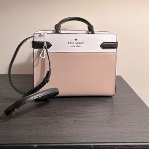NBW kate spade Staci color block satchel purse